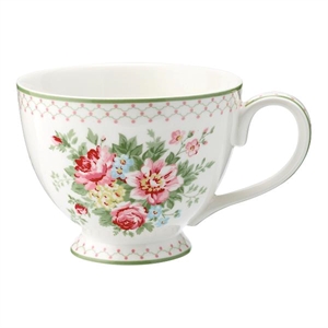Aurelia White teacup fra GreenGate - Tinashjem